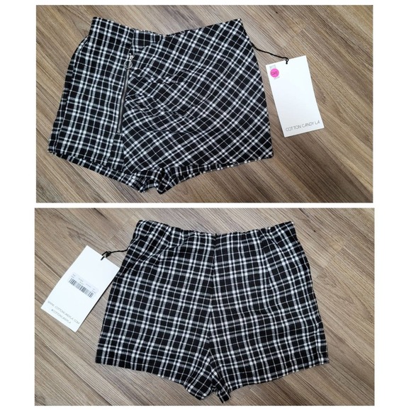 Cotton Candy Pants - Cotton Candy LA Plaid Skorts
